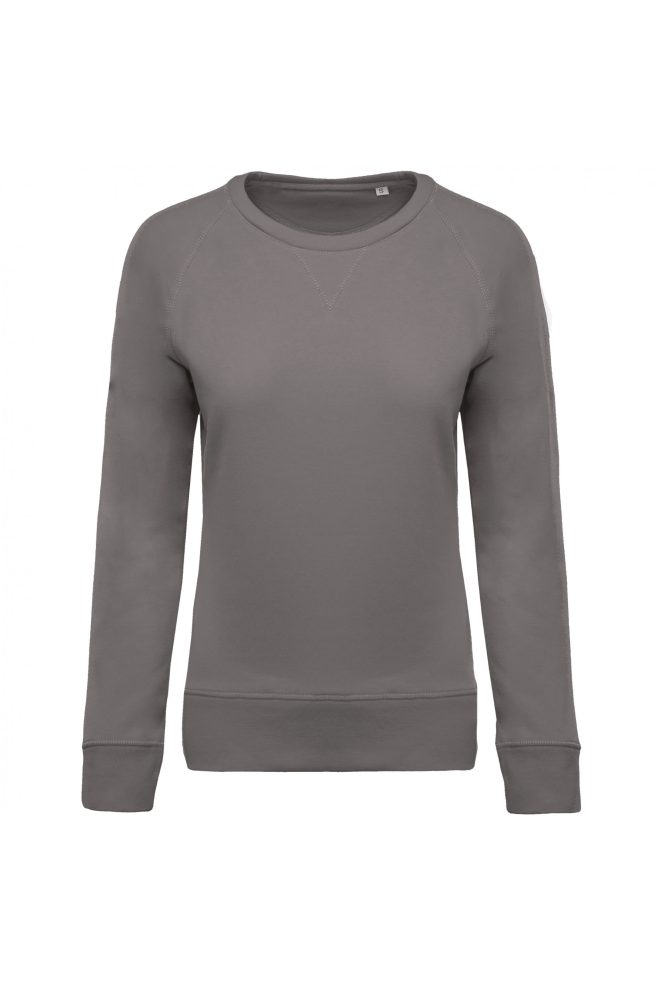 Damessweater BIO ronde hals ragalanmouwen - Afbeelding 6